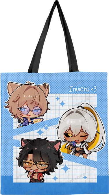 Invicta Tote Bag Design Side 1