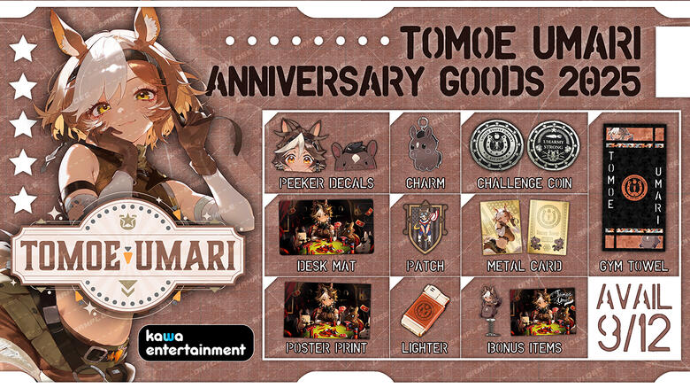 Tomoe Umari Anniversary Merch Graphic Tomoe Umari Anniversary Merch Graphic