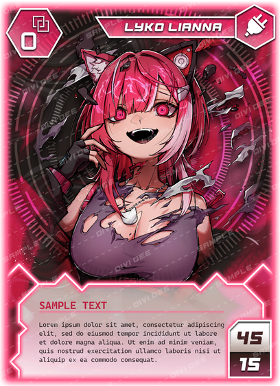 Lyko Lianna TCG Card Design