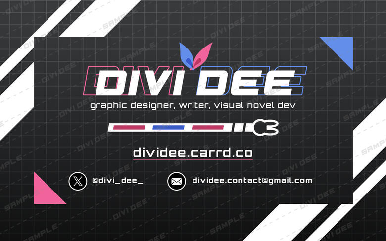 Divi Dee Business Card Design Side 1