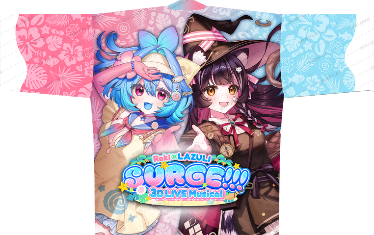 SURGE!!! 3D Live Happi Coat Design Side 1